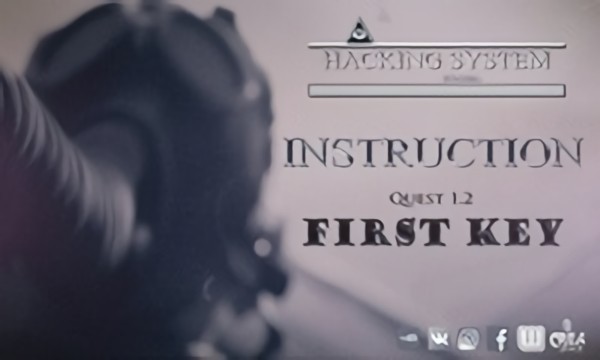 Instruction || First Key. Quest 1.2